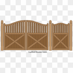 Caulfield Wooden Gates 1,919×995 Pixels - House Gate Png, Transparent Png - wooden gate png