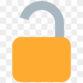 Unlock Emoji, HD Png Download - open lock png