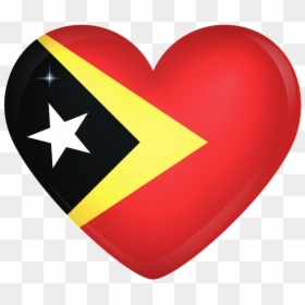 Transparent Flag - Flag Of Timor Leste, HD Png Download - laos flag png