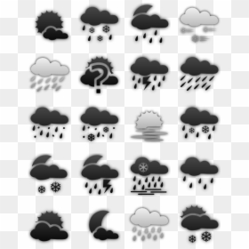 Transparent Weather Icon Png - Weather Icons, Png Download - weather icons png transparent