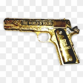 Transparent Scarface Png - World Is Yours Pistol, Png Download - cod guns png