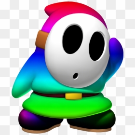 Shy Guy Png - Mario Kart 8 Green Shy Guy, Transparent Png - guy pointing png