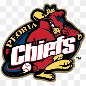 Peoria Chiefs Old Logo, HD Png Download - chiefs png