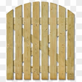 Domed Wooden Path Gate - Wooden Garden Gate Png, Transparent Png - wooden gate png