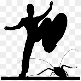 Stomping Silhouette, HD Png Download - roaches png