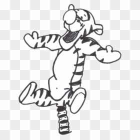 Winnie The Pooh Pictures Free Download - Black And White Winnie The Poo, HD Png Download - winnie pooh png