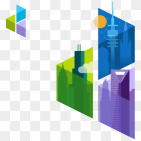 D3 Logo Cities Vector Branding Illustration Design - Graphic Design, HD Png Download - cities png