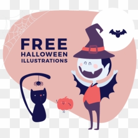 Halloween Designs For Download - Cartoon, HD Png Download - halloween graphics png