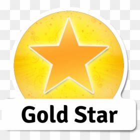 Emblem, HD Png Download - gold star sticker png
