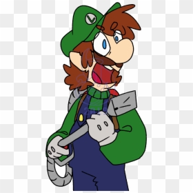 Did I Ever Post This I Don’t Think I Did - Cartoon, HD Png Download - luigi head png
