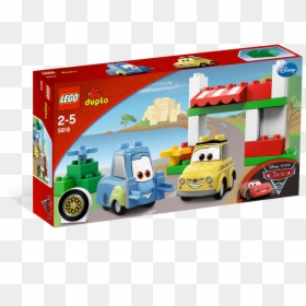 Lego Duplo Cars Luigi's Place, HD Png Download - luigi head png