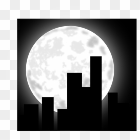 Night City Clip Art, HD Png Download - moon light png