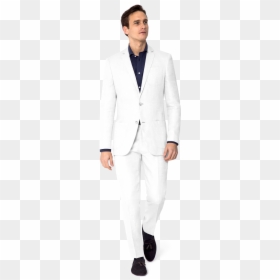 Men White Suit - Tuxedo, HD Png Download - traje png