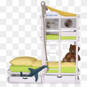 Children"s Bed Capt"n Cook White"  Data Image="https - Infant Bed, HD Png Download - bunk bed png