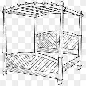 Bed Clip Art, HD Png Download - bunk bed png