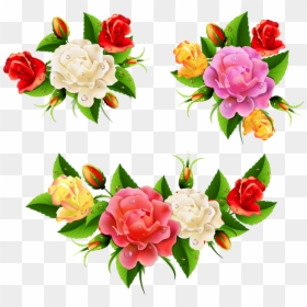 Png Клипарт "beautiful Flowers - Happy Women's Day Flowers, Transparent Png - flower corner border png