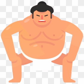 Japan Clipart Transparent - Cute Sumo Wrestler Japan, HD Png Download - sumo wrestler png