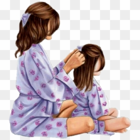 Sarra Art Mom And Baby, HD Png Download - madre png