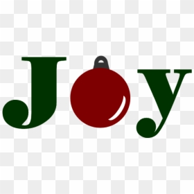 Christmas Joy Clipart - Joy Word Clipart, HD Png Download - merry christmas word art png