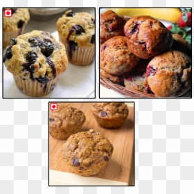 Muffins Grandes Y Esponjosos, HD Png Download - blueberry muffin png