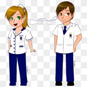 Thumb Image - Enfermera Y Enfermero Dibujo, HD Png Download - enfermera png