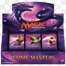 Mtg Magic Iconic Masters Booster Box - Mtg Booster Box, HD Png Download - magic box png