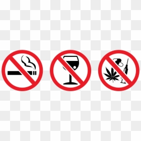 No Drugs Png - Drugs Alcohol And Smoking, Transparent Png - vhv