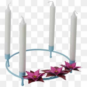 Advent Candle Images - Advent Wreath, HD Png Download - advent png