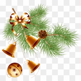 Christmas Jingle Bell Decorations, HD Png Download - adornos navideños png
