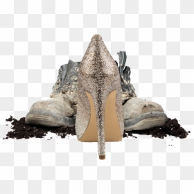 Steel Toes & Stilettos Gala - Chaussures Sales, HD Png Download - steel texture png