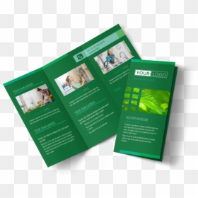 Go Green Cleaning Brochure Template Preview - School Tri Fold Brochure, HD Png Download - go green png