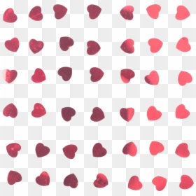 Transparent Red Confetti Clipart, HD Png Download - heart confetti png