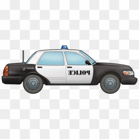 Free Police Car Clip Art Police Car - Side View Police Car Png, Transparent Png - police cars png