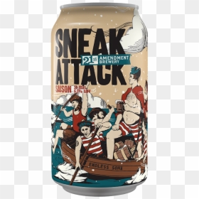 Sneak Attack Saison - 21st Amendment Brewery, HD Png Download - sneaking png