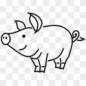 Pig Free Roast Clipart Clip Art On Transparent Png - Pig Clip Art Black And White, Png Download - roast png