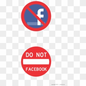 Facebook Prohibited Signs Preview - Do Not Enter, HD Png Download - prohibited png