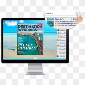 Flip Magazine Search - Computer Monitor, HD Png Download - page flip png