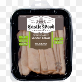 Castle Wood Reserve Sliced Oven Roasted Chicken Breast, - Breakfast Sausage, HD Png Download - roast png