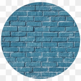 #brick #wall #brickwall #blue #bluewall #building #bricks - Brick Wall Background Circle, HD Png Download - brickwall png