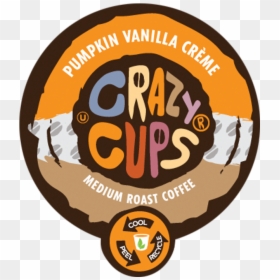 Crazy Cups Pumpkin Vanilla Crème Coffee, Medium Roast, - Illustration, HD Png Download - roast png
