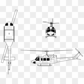 Uh 1n Huey Drawing, HD Png Download - huey png