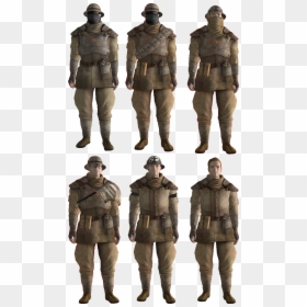 Fnv Trooper Outfits Ncr - New California Republic Soldiers, HD Png Download - soldado png