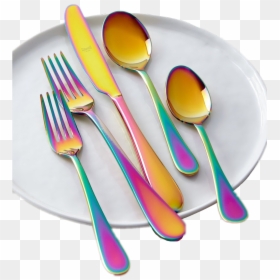 Transparent Fork And Spoon Png - Mepra Rainbow, Png Download - spoon.png