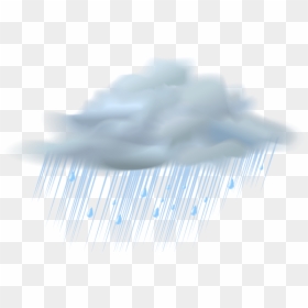 Cloud With Rain Png, Transparent Png - thunder cloud png
