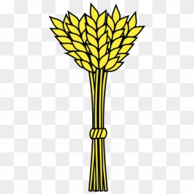 Grain Stalk Of Transparent - Bunch Of Wheat Clipart, HD Png Download - wheat png image