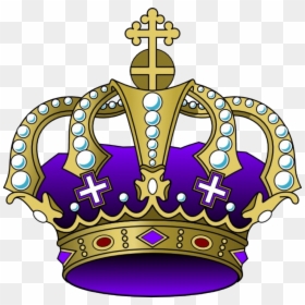 Mardi Gras King Crown - Purple And Gold Crown Png, Transparent Png - mardi gras crown png