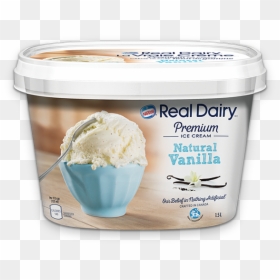 Alt Text Placeholder - Real Dairy Vanilla Ice Cream, HD Png Download - vanilla ice png