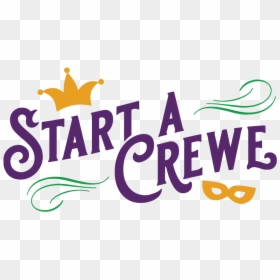 Start A Crewe - Graphic Design, HD Png Download - mardi gras crown png