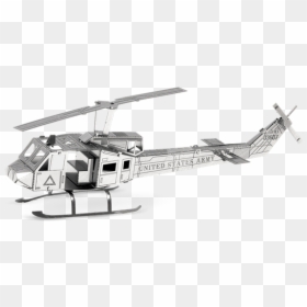 Metal Earth Huey Uh-1 Helicopter - Metal Earth Uh 1 Huey, HD Png Download - huey png