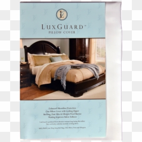 Sleep-safe Zipcovers "luxguard - Bedroom Paint Color With Brown Furniture, HD Png Download - bed bug png